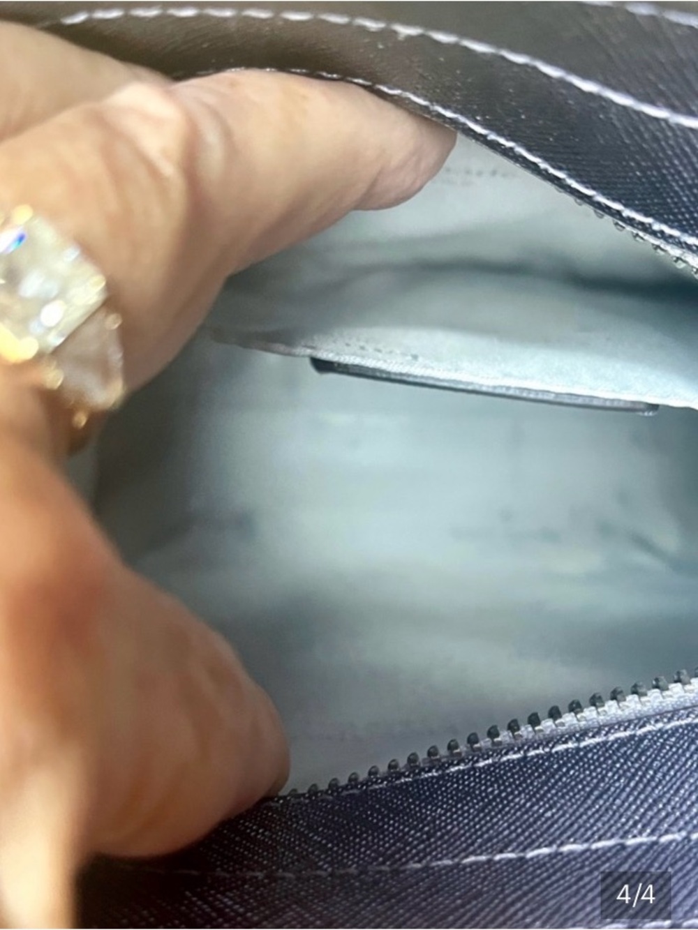 Kate Spade New York Kenzie Ltd. Edition Lilac Glitter Tote Bag - Picture 4 of 4